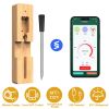 100FT Smart Wireless Meat Thermometer Digital Thermospike Meat Probe with APP Control for Oven Grill Kitchen BBQ Smoker Rotisserie