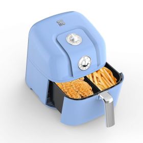 OHHO, Household Multifunctional Air Fryer, OH-AFM07, Low-fat Healthy Fryer, Accurate Temperature Control, Double Color, 7.5L (Color: Blue)