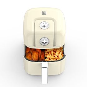 OHHO, Household Multifunctional Air Fryer, OH-AFM07, Low-fat Healthy Fryer, Accurate Temperature Control, Double Color, 7.5L (Color: Milky yellow)