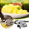 1pc French Fry Cutter, Commercial Restaurant French Fry Cutter Stainless Steel Potato Cutter Vegetable Potato Slicer With Suction Feet Cutter Potato H