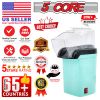 5 Core Popcorn Machine 16 Cup Capacity Hot Air Popper Mini Portable Tabletop Electric Pop Corn Maker Maquina Para Hacer Palomitas De Maiz For Home Mov